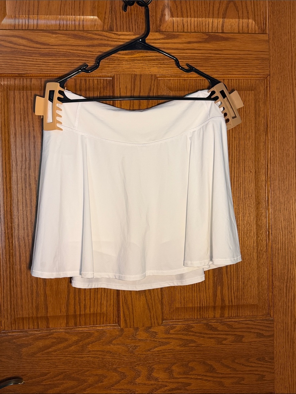Women's white tennis Skort- Classic Flared Style